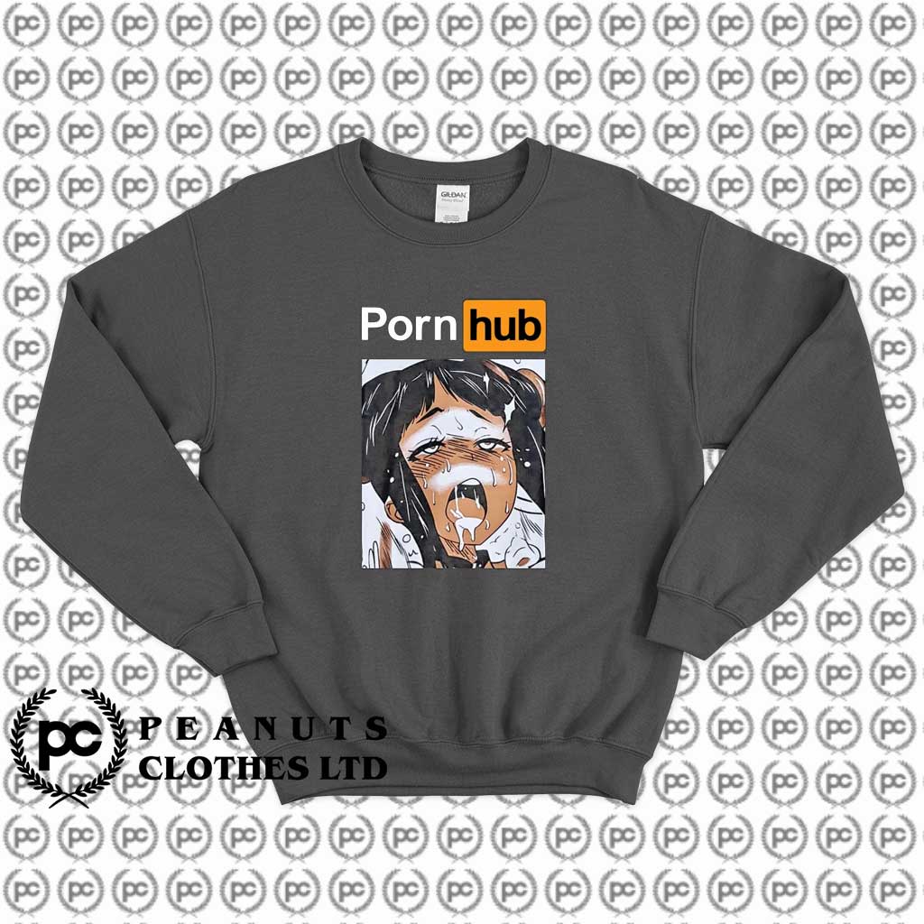 Pornhub Anime Girl Ahegao Japan T-Shirt On Sale 